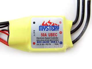 Mystery 50A brushless ESC UBEC/BEC RC Speed Controller  