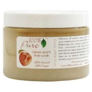  100% Pure Organic Peach Body Scrub Beauty