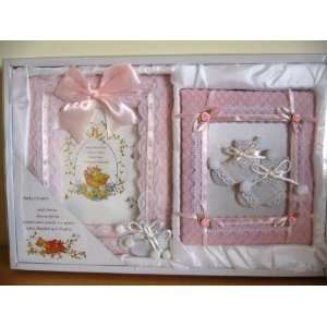  4x6 Baby Couture Girls Bootie Picture Frame and Album 
