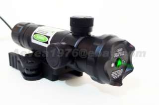 Strike Head External Adjustable Green Laser Sight w/ QR Mount & 2 