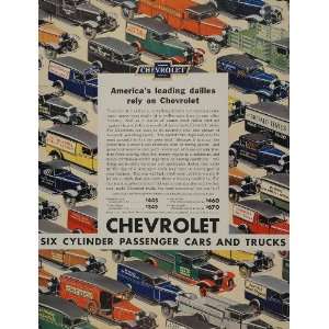   Cylinder Newspaper Delivery Truck   Original Print Ad
