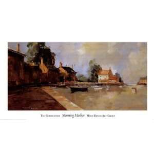 Morning Harbor   Poster by Ted Goerschner (39.38 x 21.63)  