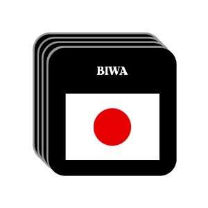  Japan   BIWA Set of 4 Mini Mousepad Coasters Everything 