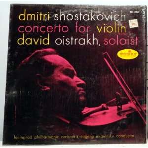  Shostakovich, Concerto for Violin, Oistrakh Solo, Monitor 