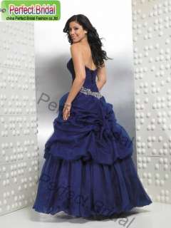 Royal Blue Quinceanera Dress Debutante Wedding Party Ball Gown Bridal 