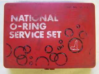 National O Ring Dealer Display Box   Service Set  