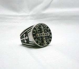St Benedict Exorcism Ring Demon Protection Ghost Hunter  