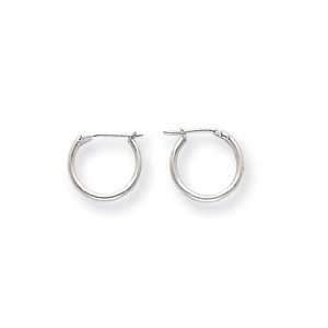  14k White Gold Hoop Earrings West Coast Jewelry Jewelry