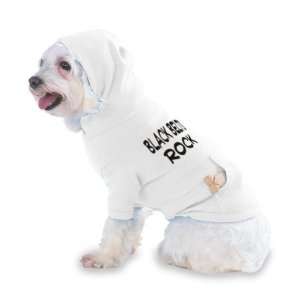 com Black Belts Rock Hooded (Hoody) T Shirt with pocket for your Dog 