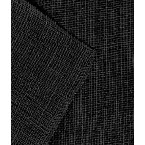  Black Square Jute Tablecloth 60 x 60