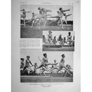  1930 French Print Ladies Sport In Dance