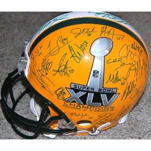  Green Bay Packers Signed / Autographed Football Helmet 