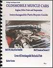 442 Cutlass Toronado Parts Interchange Book 1965 1966 1967 1968 1969 