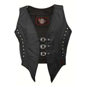 Milwaukee Motorcycle Clothing Company Womens Illusion Vest with 3 