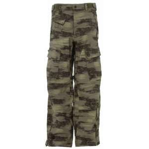  Sessions Movement Snowboard Pants Green Camo Sports 