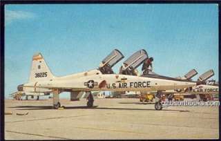 Postcard of T 38 Advanced Jet Pilot Trainer 1972  