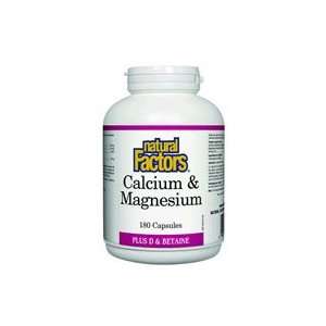  Calcium & Magnesium, 180 Capsules