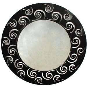  Round Scroll Iron Mirror