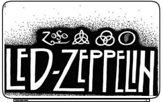 Led Zeppelin Laptop Netbook Skin Decal Cover Sticker  