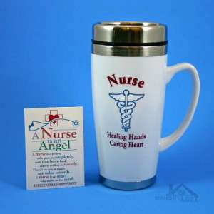 Abbey Press NURSE Travel Mug with Gift Card  