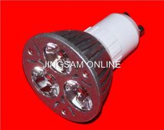 Lot20 Dimmable GU10 3*1W LED Spot Light Warm White 110/230V 260lm