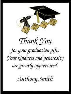 Personalized Graduation/Commencement Thank You Cards  