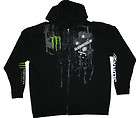 Slednecks Monster Zip Hooded Sweatshirt Hammerfall