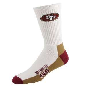    San Francisco 49ers White (506) 10 13 Tall Socks