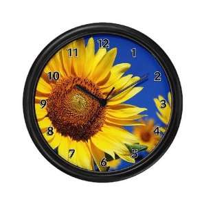  Sunflower Blue Sky Birthday Wall Clock by 