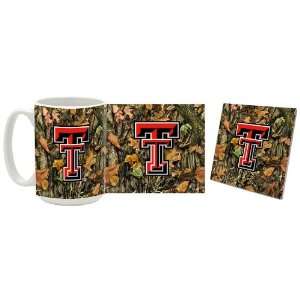 Texas Tech Camo Mug & Coaster Combo 