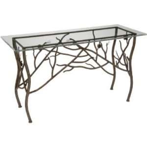  904 081 BNE Pine Console Table With Blasted Nipped Edge 