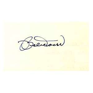 Bobby Doerr Autographed / Signed 3x5 Card