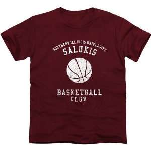  Southern Illinois Salukis Club Slim Fit T Shirt   Maroon 