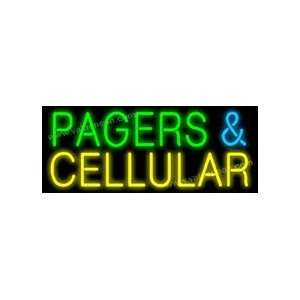  Pagers and Cellular Neon Sign 