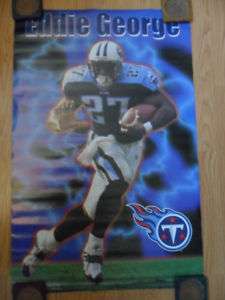 NFL Football Poster Eddie George Tennessee Titans  
