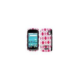  Lg Genesis US760 Body Glove Pink Argyle Cell Phone Snap on 