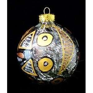  Dad Design   Heavy Glass Ornament   3.25 inch diameter 