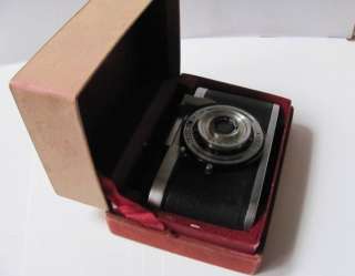   German WW2 camera ZEISS Ikon TENAX I 35 mm NOVAR 3,5 cm UNUSED w. BOX