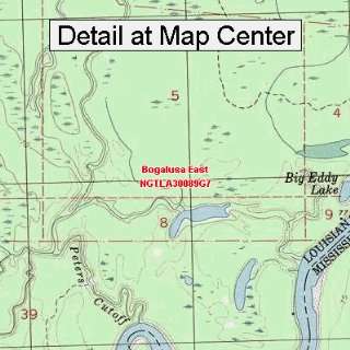  USGS Topographic Quadrangle Map   Bogalusa East, Louisiana 