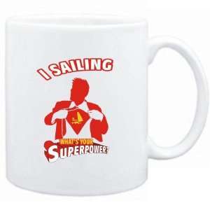  Mug White  I Sailing. Whats your superpower?  Sports 