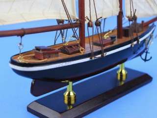 America 16 Model Sailboat Wooden Ship NEW  