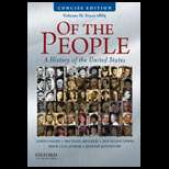 Of the People  Concise Edition   Volume II 10 Edition, James Oakes 