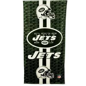   New York Jets Nfl Fiber Beach Towel Mcarthur Towels