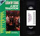 Country Stars  A New Tradition (VHS) Waylon Jennings/Carl Perkins/Bill 