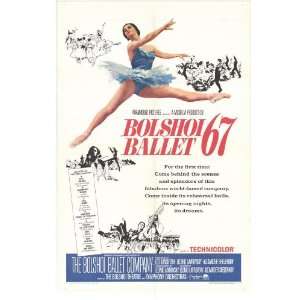 Bolshoi Ballet (1966) 27 x 40 Movie Poster Style A 