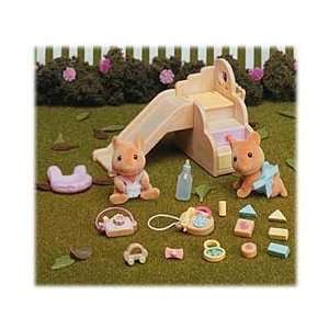  Calico Critters of Cloverleaf Corners Halley and Colin 