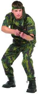 NEW TEEN BOYS ARMY MILITARY SOLDIER HALLOWEEN COSTUME  