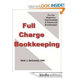   Advanced Bookkeeper Nick J. DeCandia. CPA  Kindle Store