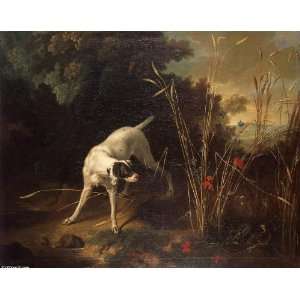  Hand Made Oil Reproduction   Jean Baptiste Oudry   32 x 26 