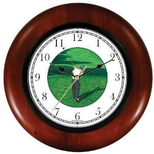  Golfer   Teeing Off (JP6) Wooden Wall Clock by WatchBuddy 